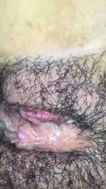 Fucking tight hairy pussy